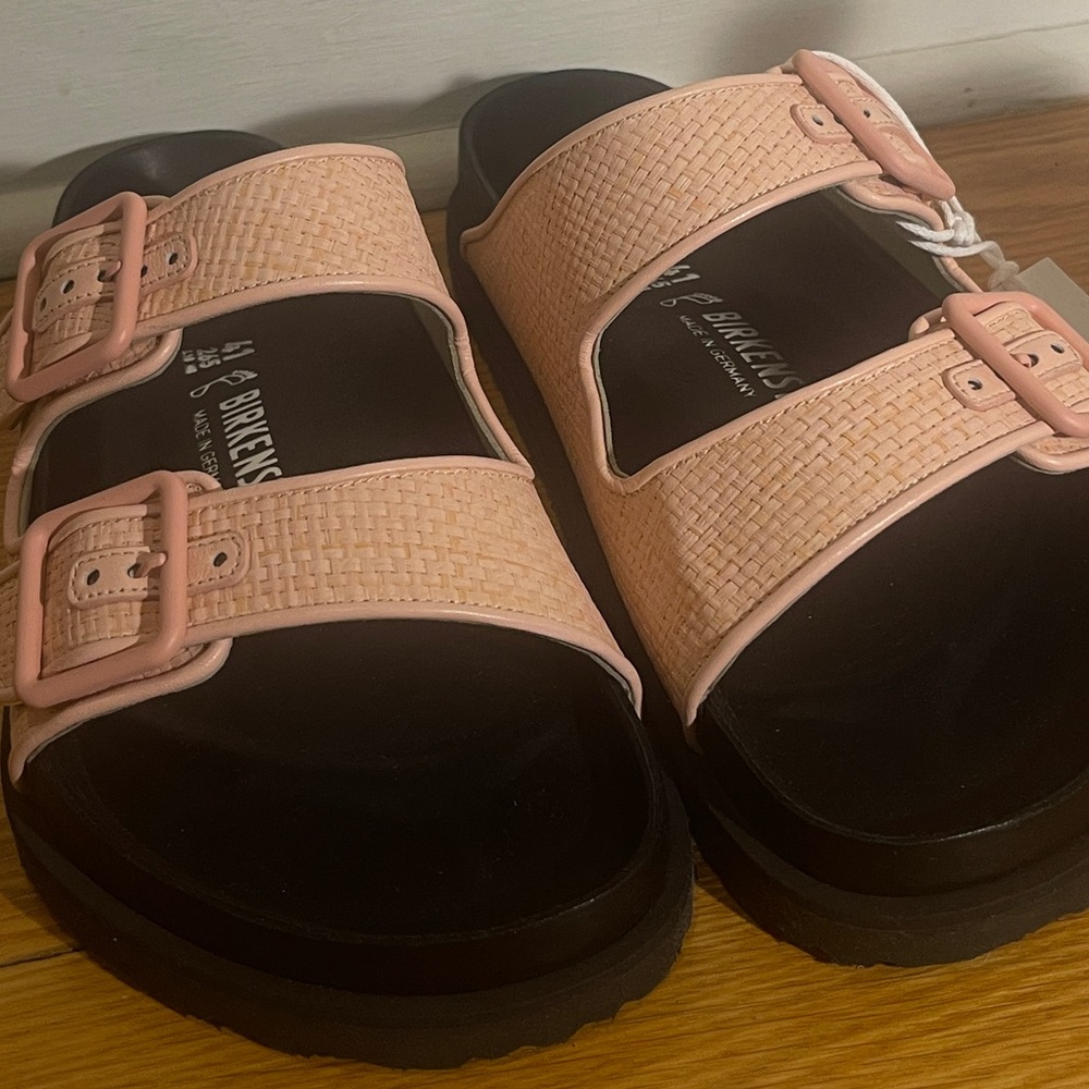 Birkenstock Women's Arizona Raffia Luxe Sandals